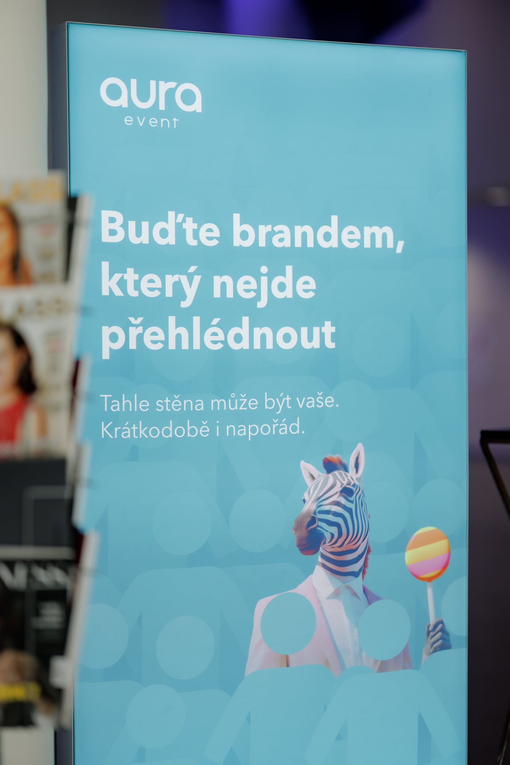 LED světelný box 2x1m (pronájem)